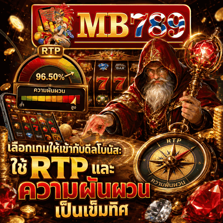 เลือกเกมให้เข้ากับดีลโบนัส ใช้ RTP